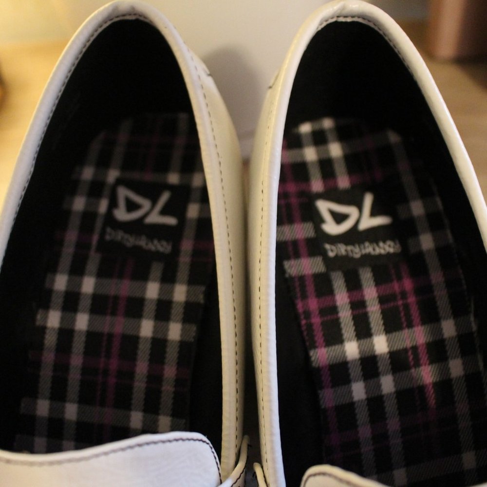 NWOT Dirty Laundry White Platform Loafers - Picture 7 of 7